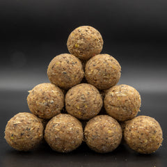 luttony scopex kokos boilies, zoet en romig karperaas met hoge instant  werking